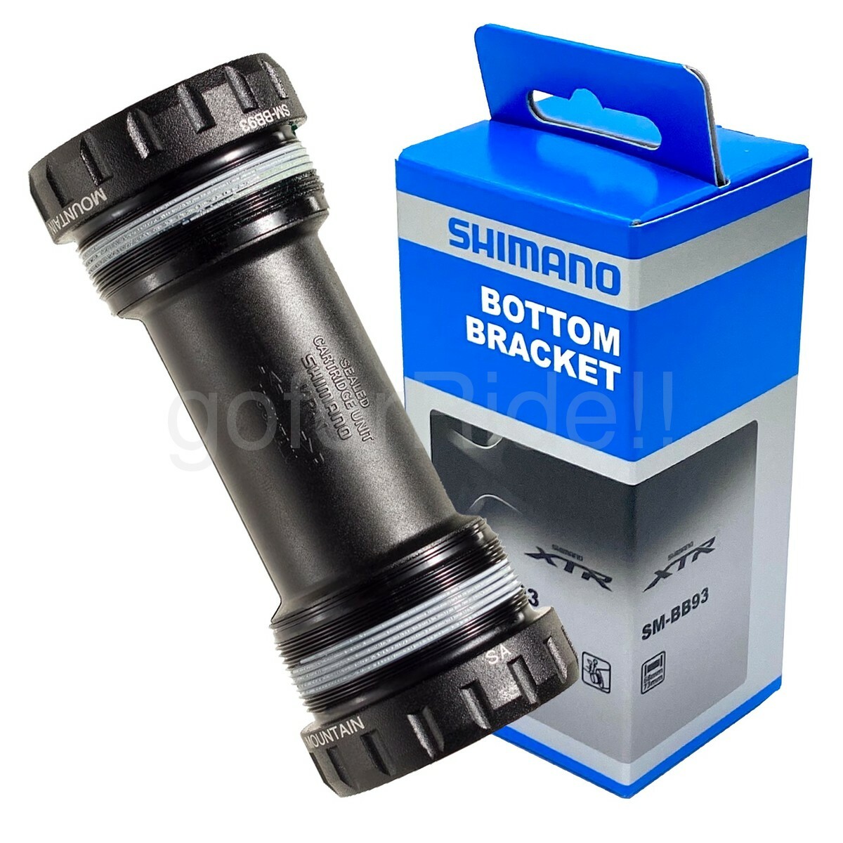 Shimano XTR Hollowtech II Bike Bottom Bracket SM-BB93 BSA 68/73-mm BSA Black