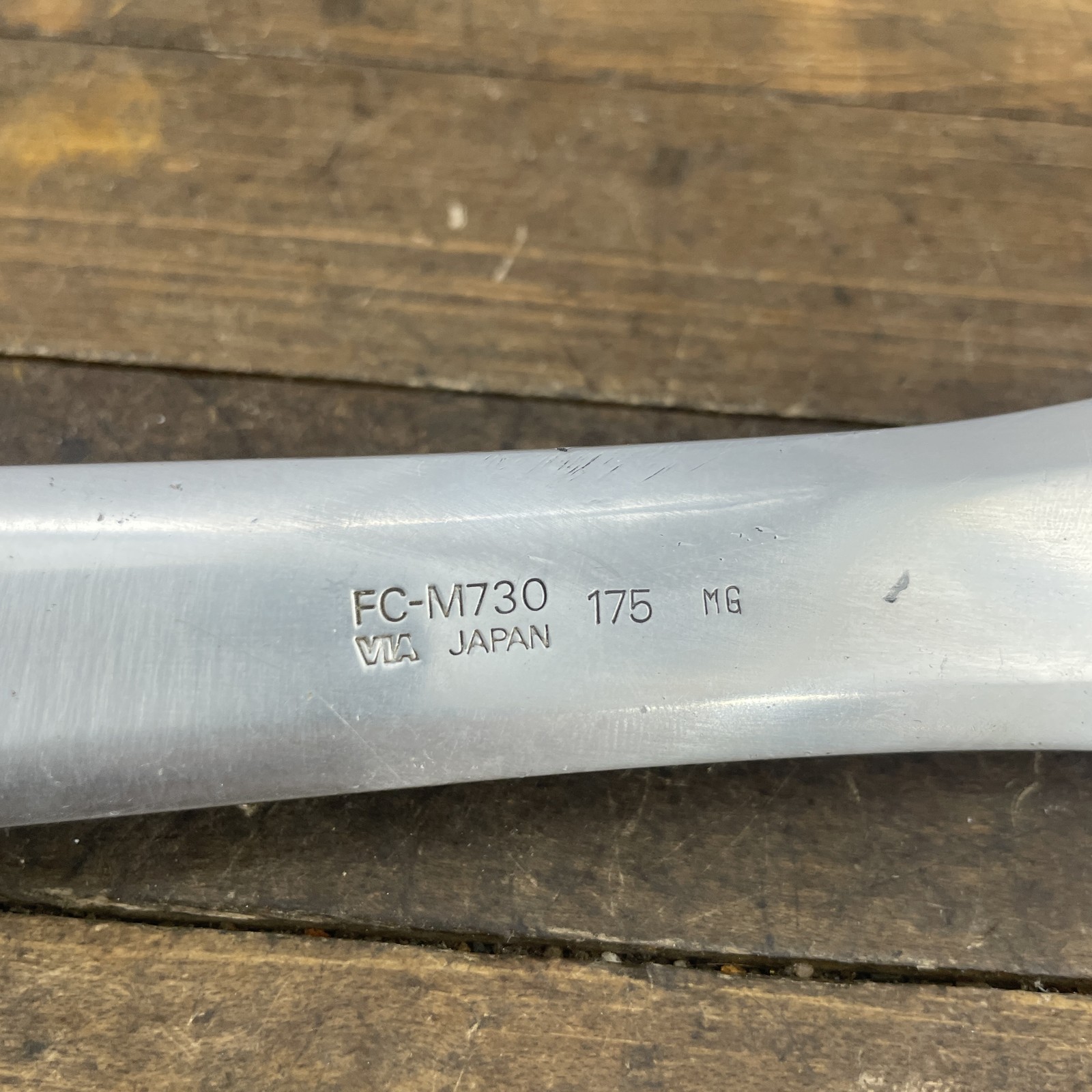 Vintage Shimano FC-M730 Crank Arm LEFT 175mm Japan Square Taper MTB Bike