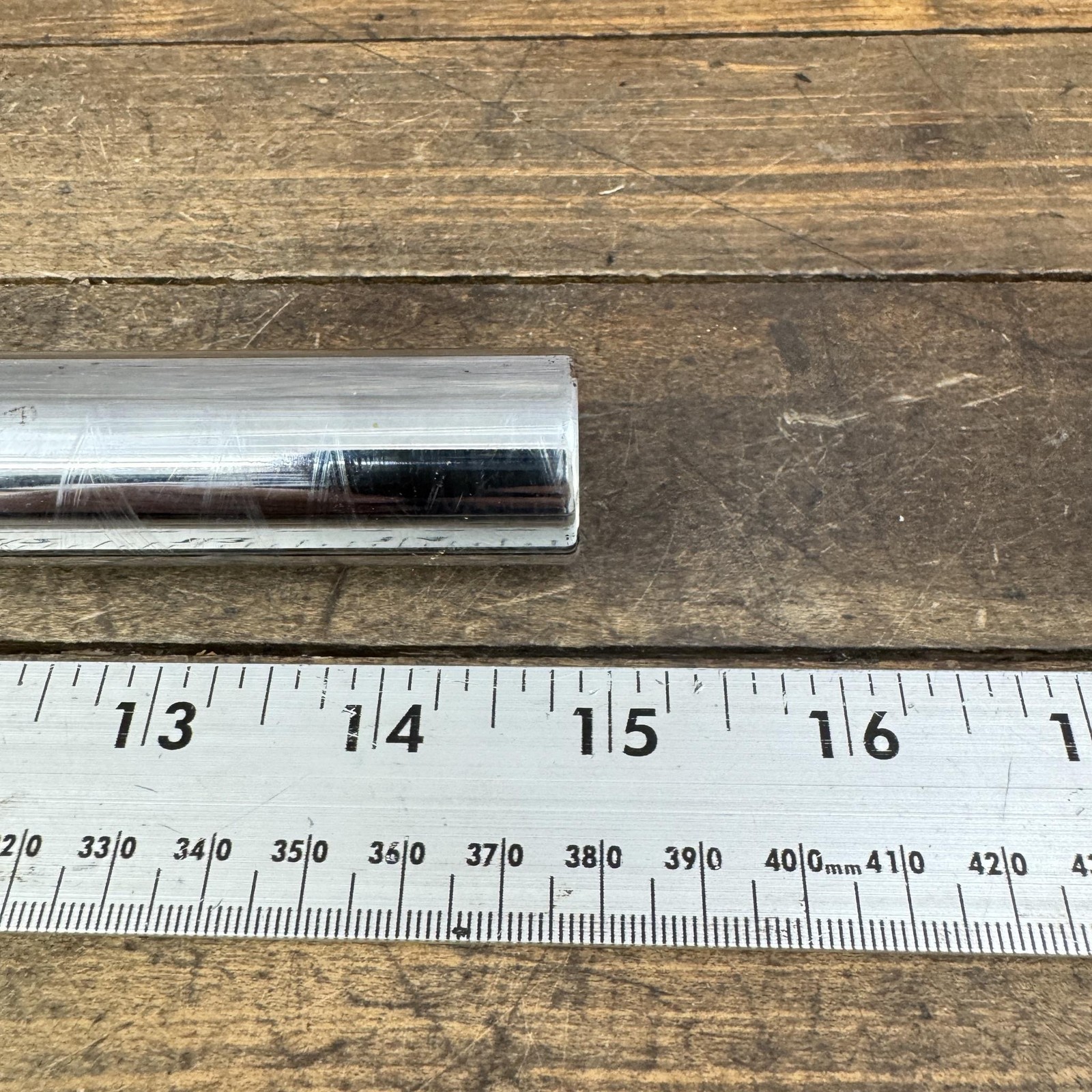 Vintage Diamond Back BMX Seatpost 25.4mm Drain Pipe Chrome 15in Old School BMX