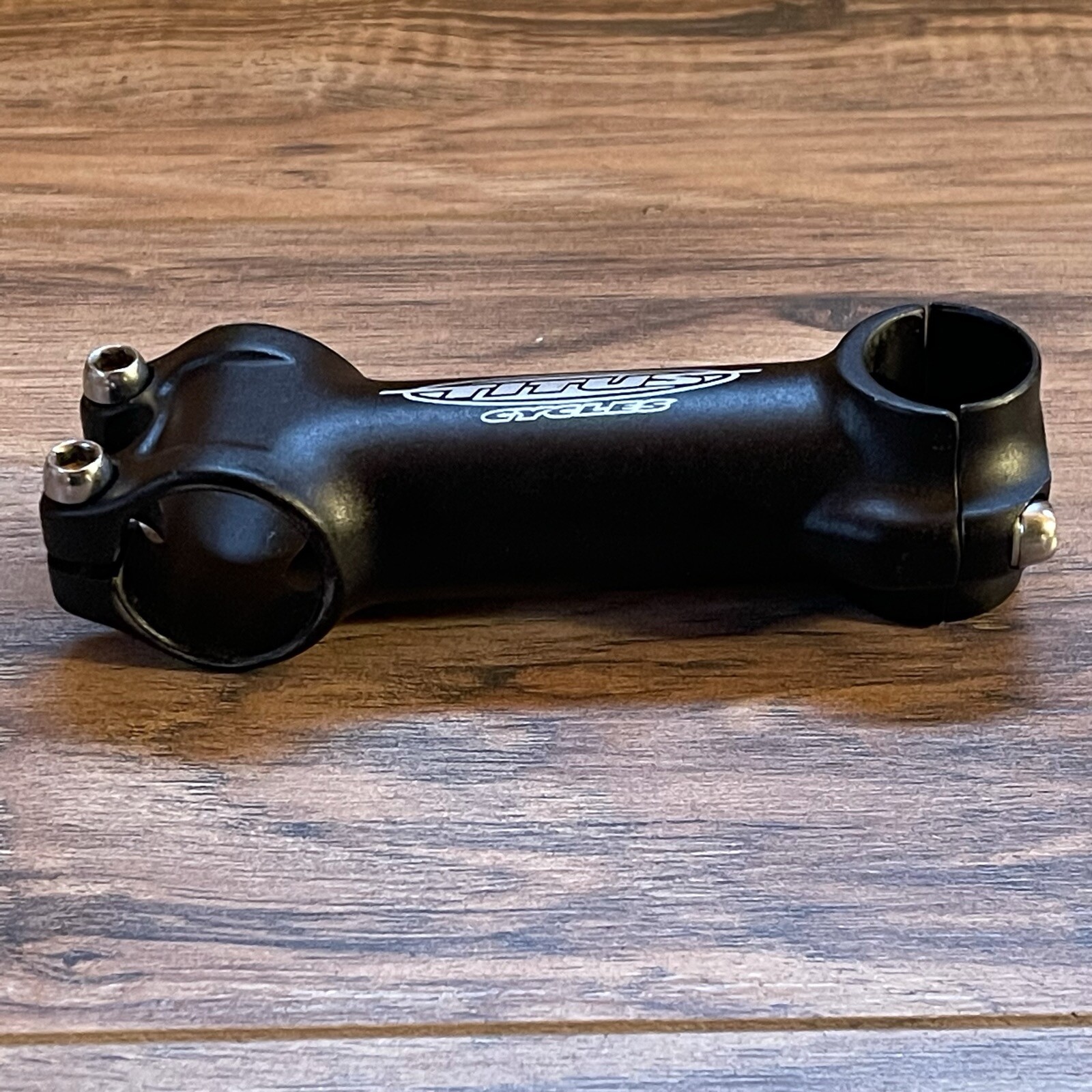 Titus Black Aluminum Mountain Bike Stem 100 1 1/8 Threadless 5 Degree 25.4