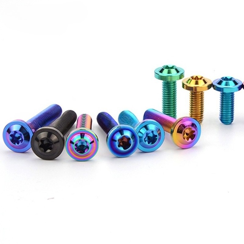 M5 Titanium Bolt Plum Torx T25 Head Screw for Bike Brake 10 12 15 20 25 30 35mm