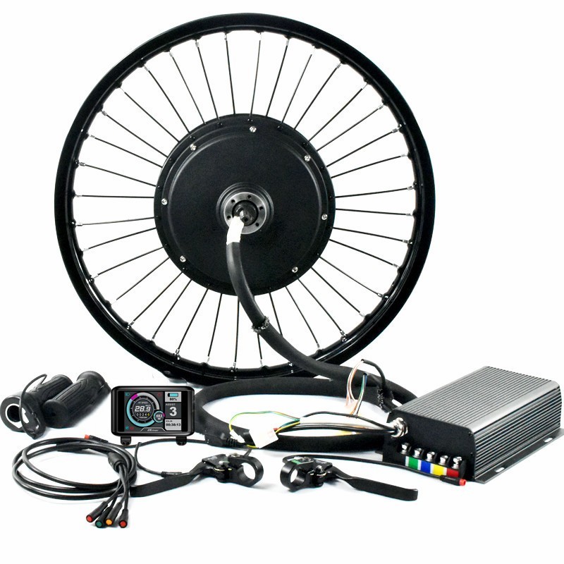 20×4 fat tire bike 170mm 5000w hub motor ebike conversion kit 8 kw peak!