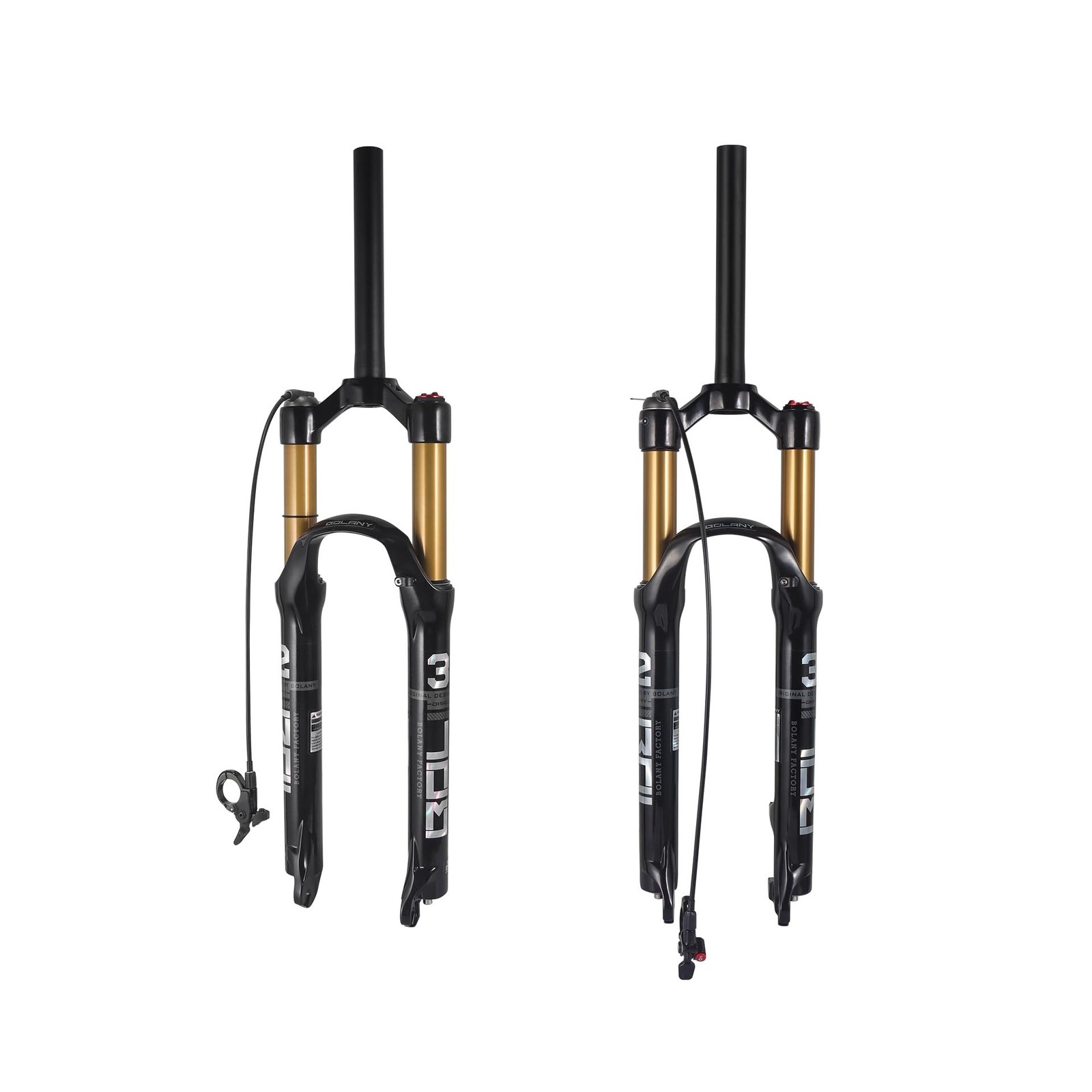BOLANY 26/27.5/29 inch MTB Bicycle Magnesium Alloy Suspension Fork, Tapered S…