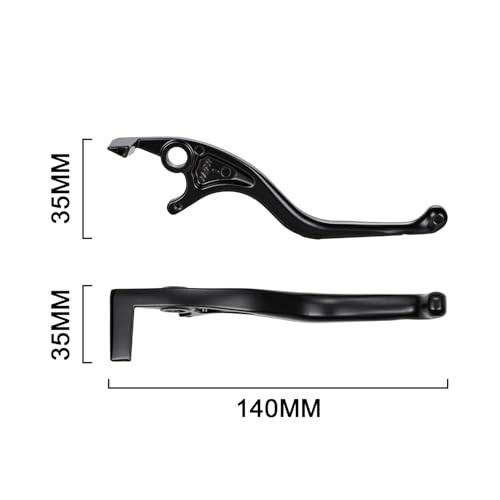 Electric Dirt Bike Left and Right Brake Lever Handle,Die-cast Aluminum Alloy