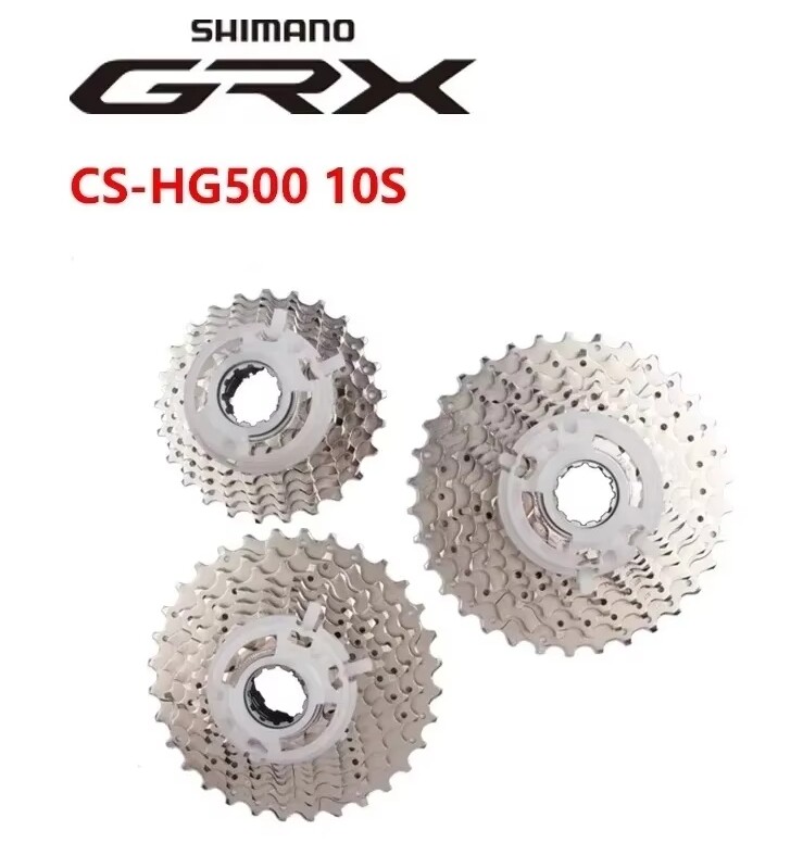 SHIMANO GRX Series CS-HG500-10 10-Speed Cassette 11-25T/12-28T/11-32T/11-34T