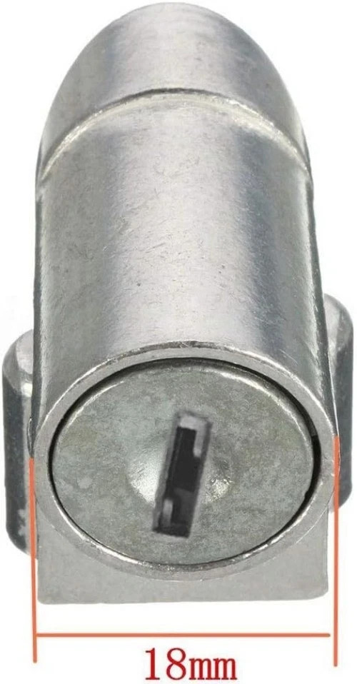 Universal Safety Lock for E-Bike Battery with Two Keys – Compact and Efficient