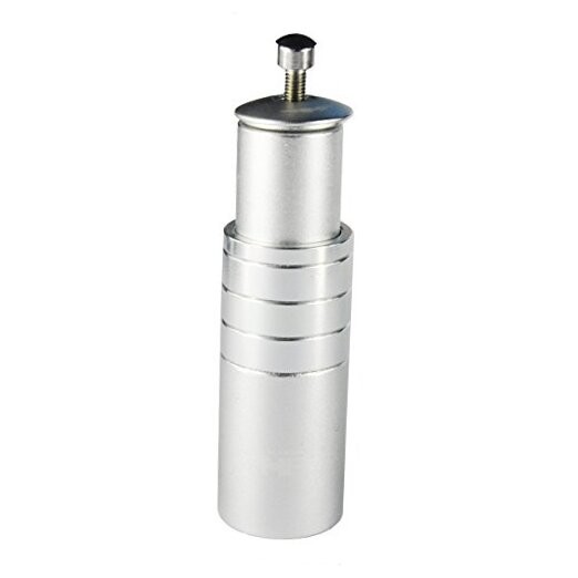 Bike Stem Riser Adaptor Bicycle Fork Head Handlebar Head Up Rising Silver