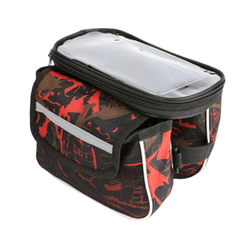 Lightweight Bicycle Bag 180g with Transparent Phone Pocket and Rain Protection