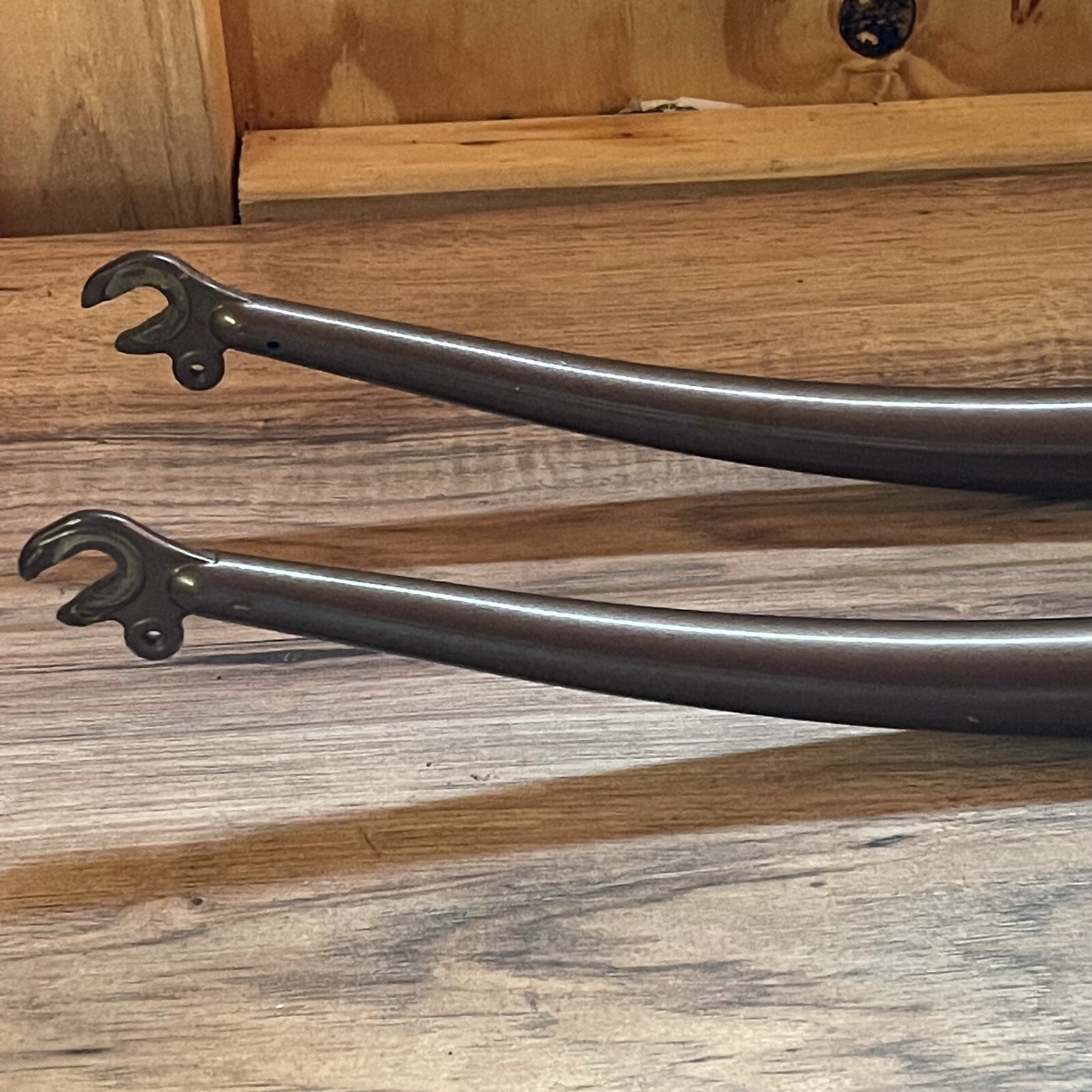 Brown 700C Hybrid Fork 1 1/8 Threadless 176 Steerer 405 AtoC Rim Brake