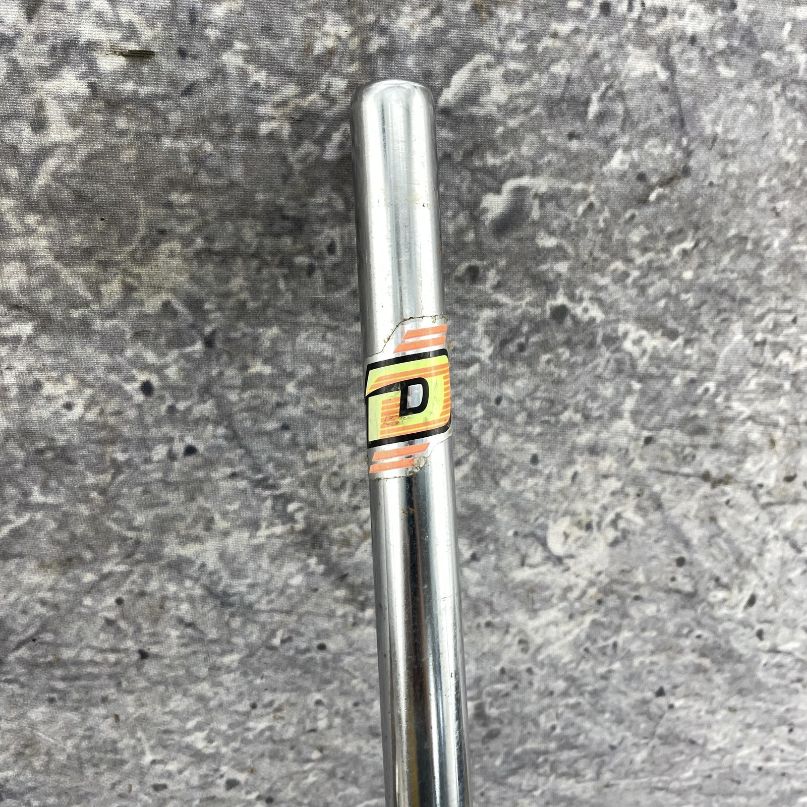 Vintage DYno BMX Seatpost 22.2mm Silver 395g Old School BMX Straight