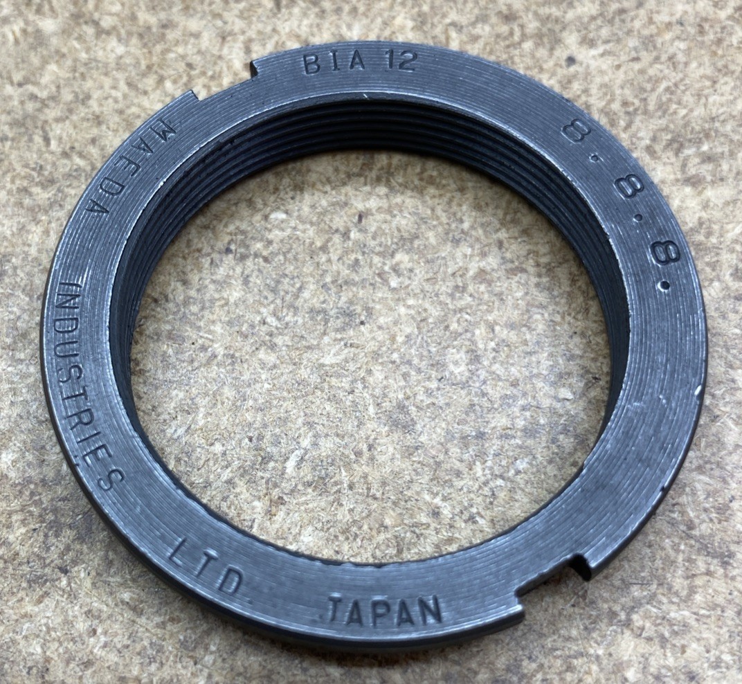 NOS Maeda Industries LTD Track Lockring 8.8.8. SunTour Japan 12t Stepped Vintage