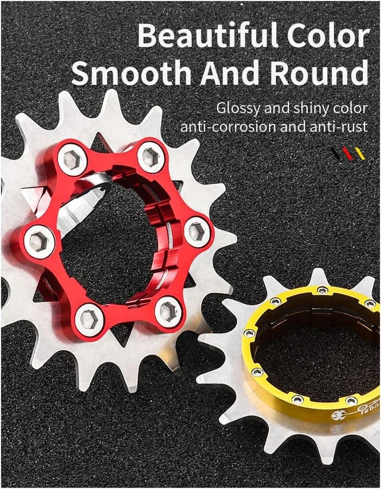 Single Speed Conversion Kit 14T Cassette Spacer Set Bike Parts