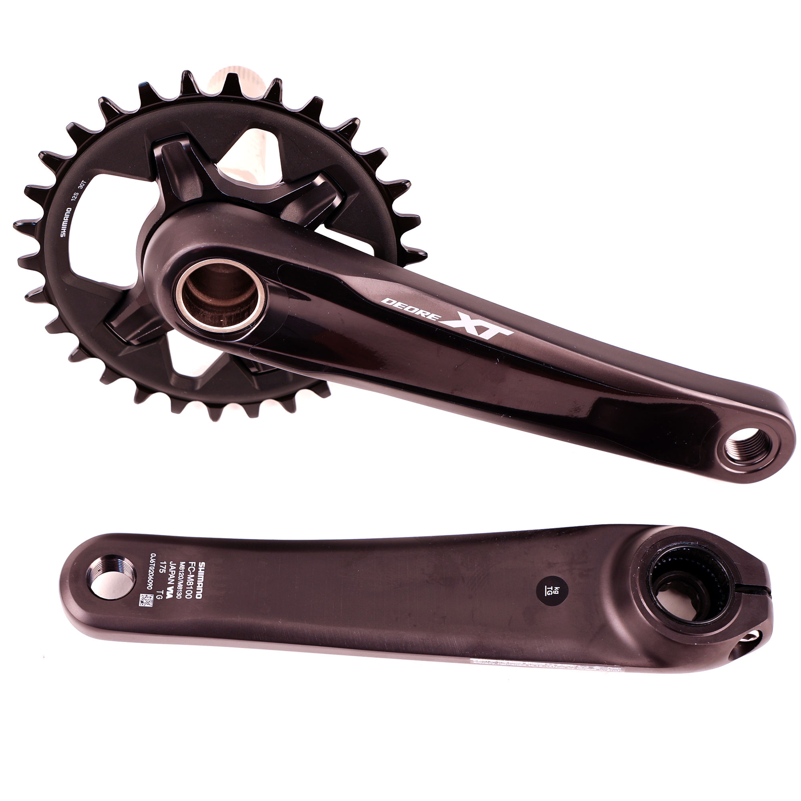 Shimano Deore XT FC-M8100-1 Crankset 12-Speed 170mm 32T & 175mm 30T