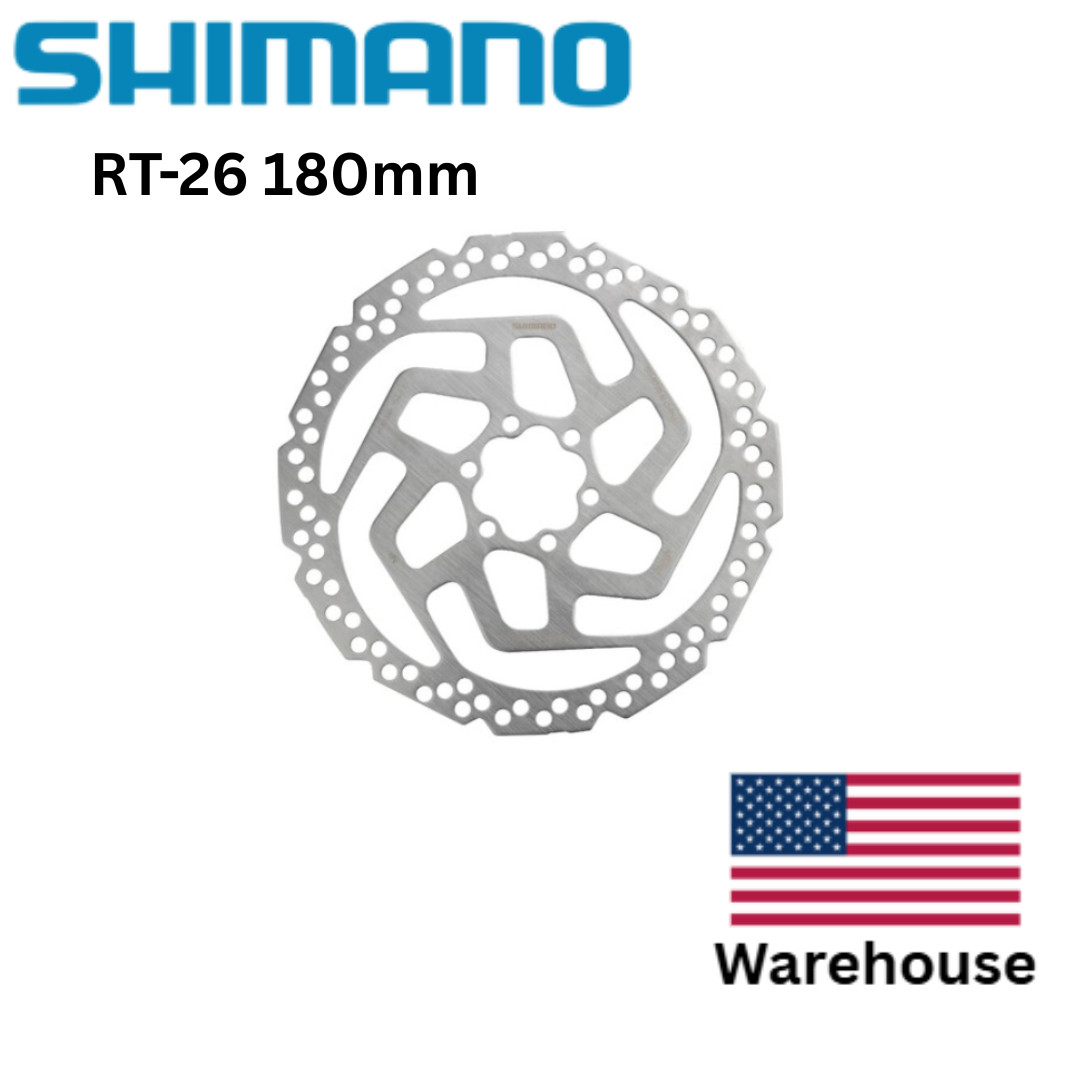 Shimano SM-RT26 6-Bolt Disc Brake Rotor for Resin Pads 180mm