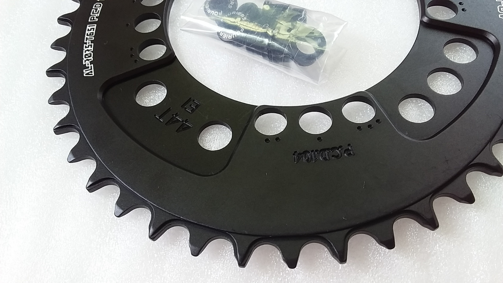 FOURIERS Oval BCD 104 Chainring 34T-48T Teeth Mountain Bike Bicycle Chainwheel E