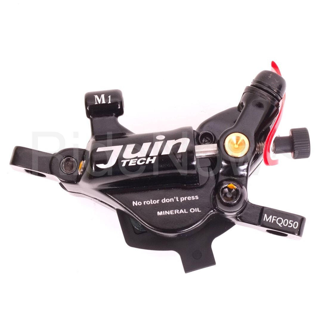 JuinTech M1 Cable actuated hydraulic MTB Bike Disc Brake set w/ Rotors Black