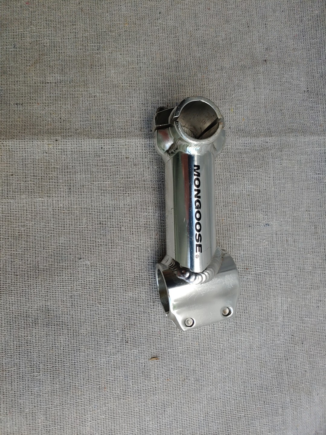 Mongoose 125mm Vintage Silver 1 1/8” Stem Mountain Bike 26mm Clamp Cycling