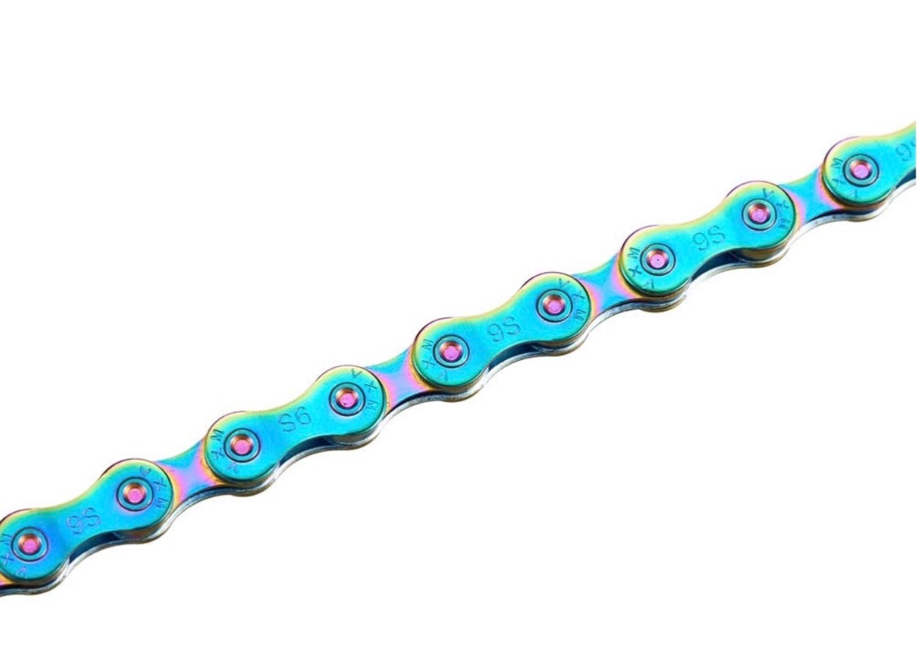 VXM Bike Chain Rainbow 6/7/8 Speed 116 Link Lightweight Chain
