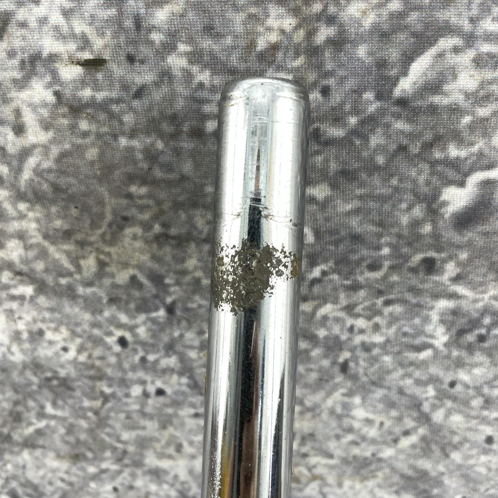 Vintage DYno BMX Seatpost 22.2mm Silver 395g Old School BMX Straight