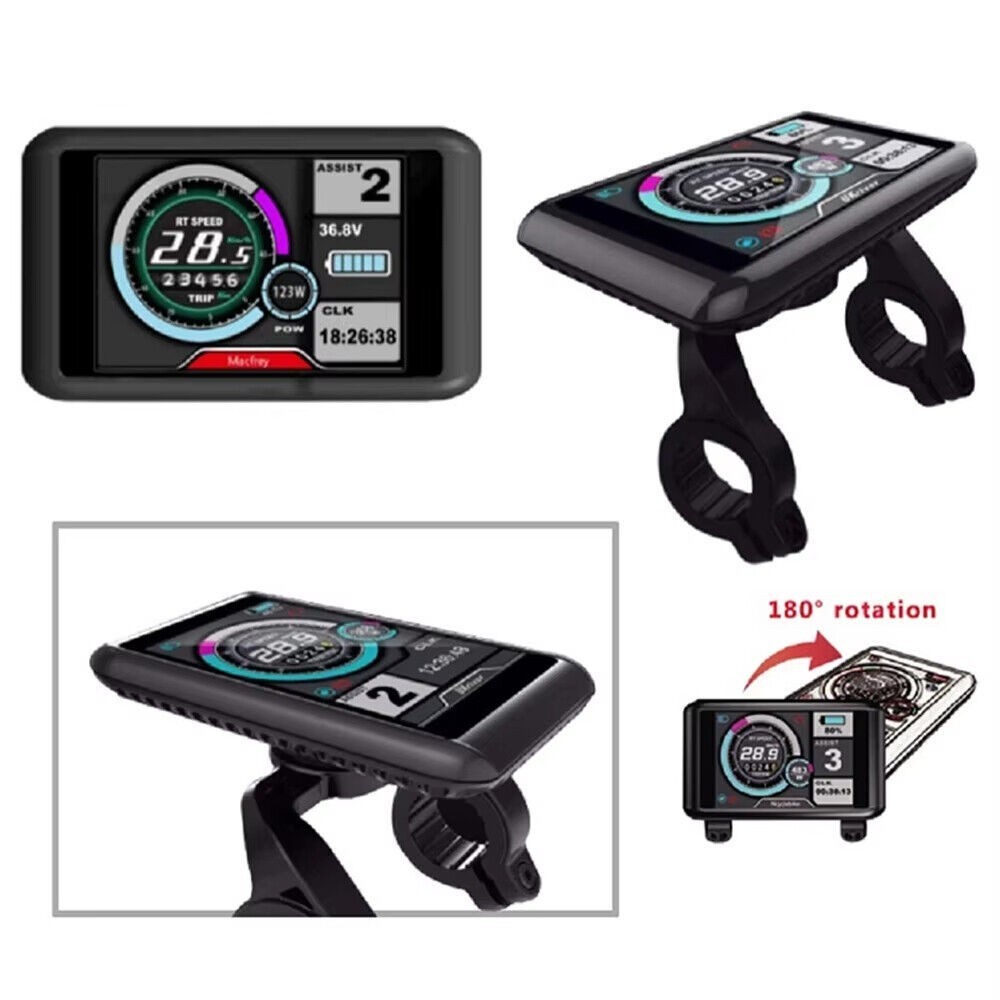 36V 48V 52V 35A 1000W 3-Mode Sine Wave Ebike Controller SW900/EN06/UKC1 Display