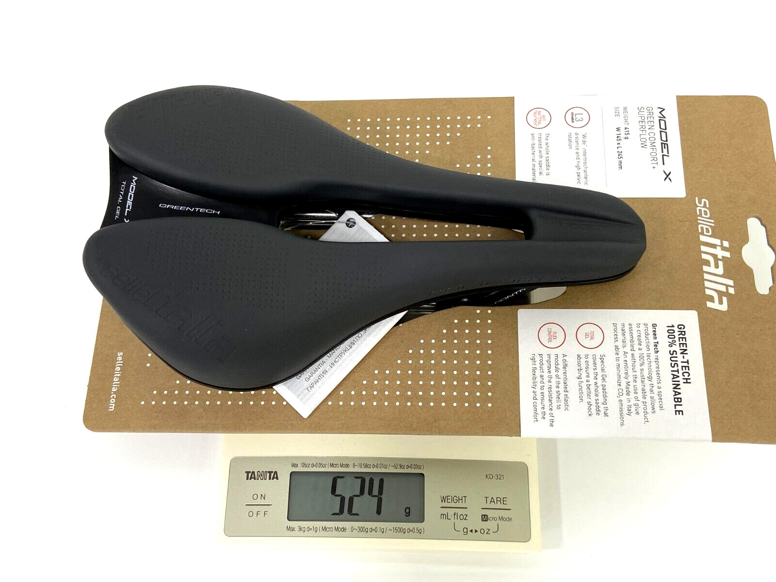 Selle Italia Model-X Comfort Plus Superflow 145x245mm Alloy Rail Saddle (Grey)