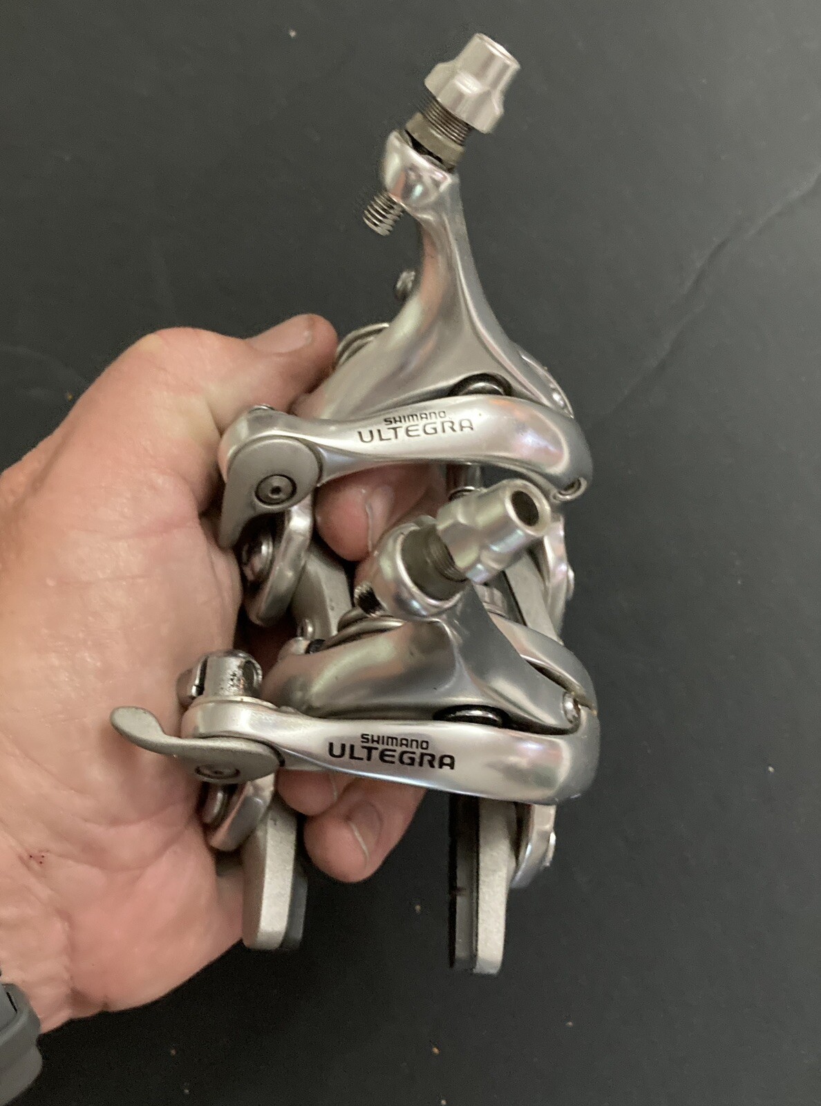 Shimano Ultegra BR-6500 Dual Pivot Brakeset Pair Front Rear Recessed Bolt 1999