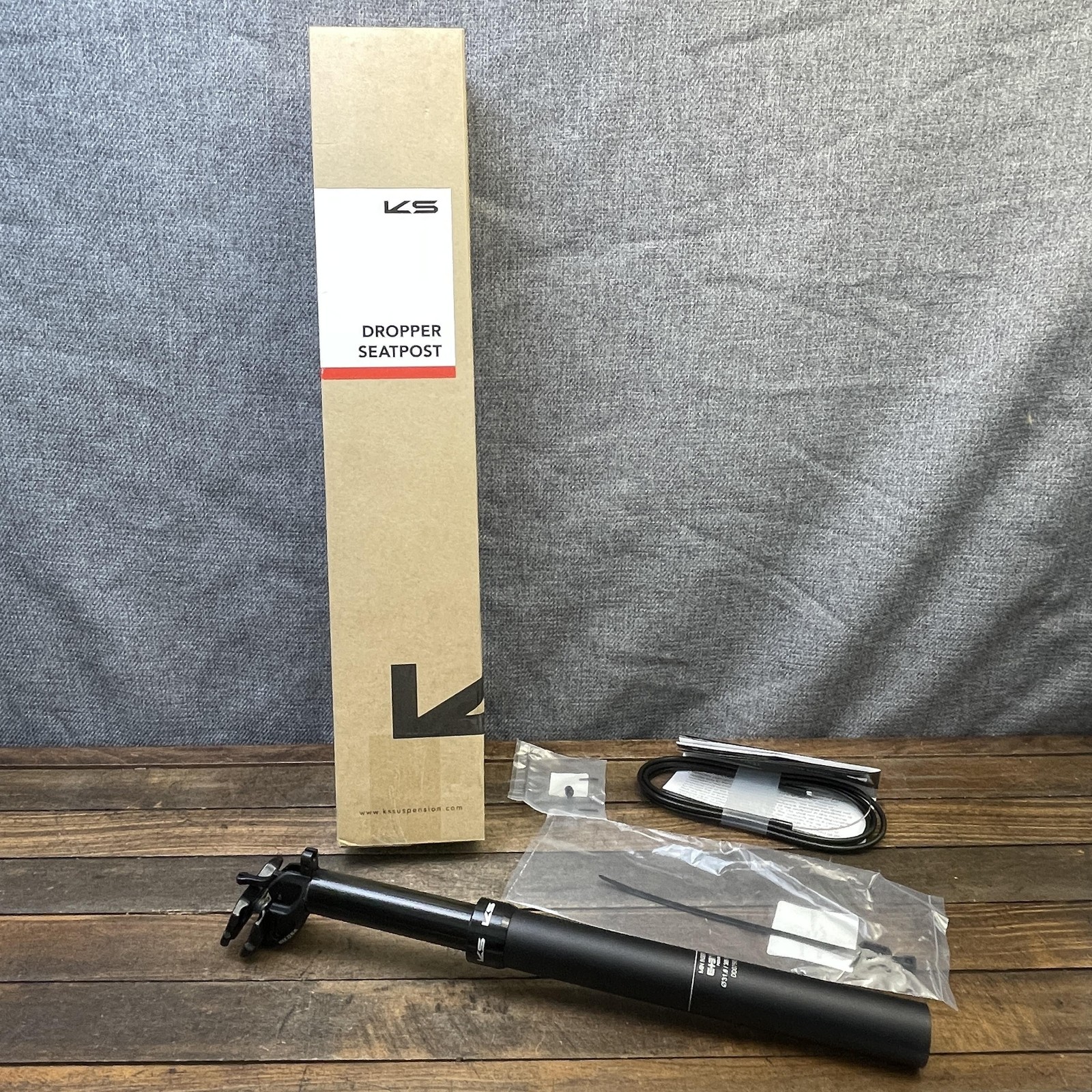 KS ETen Dropper Seatpost 31.6mm 385mm 100mm MTB 31.6 Kind Shock