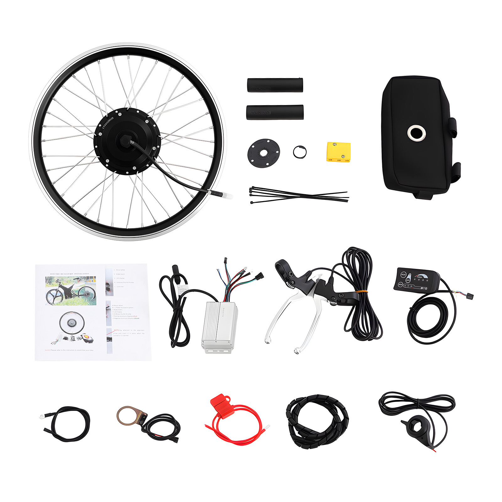 20″ Inch Front Wheel 36V Electric Bicycle Ebike Conversion Kit Hub Motor Cycling