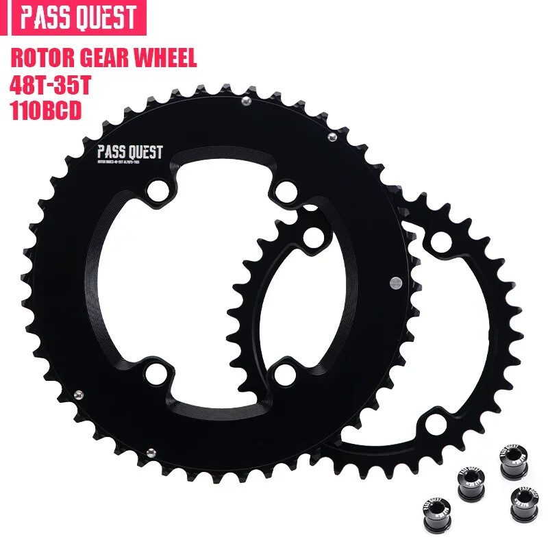 Road Bike 110BCD Chainring 110bcd 4-claw Double Chainring 2x11S 12S 50-34T