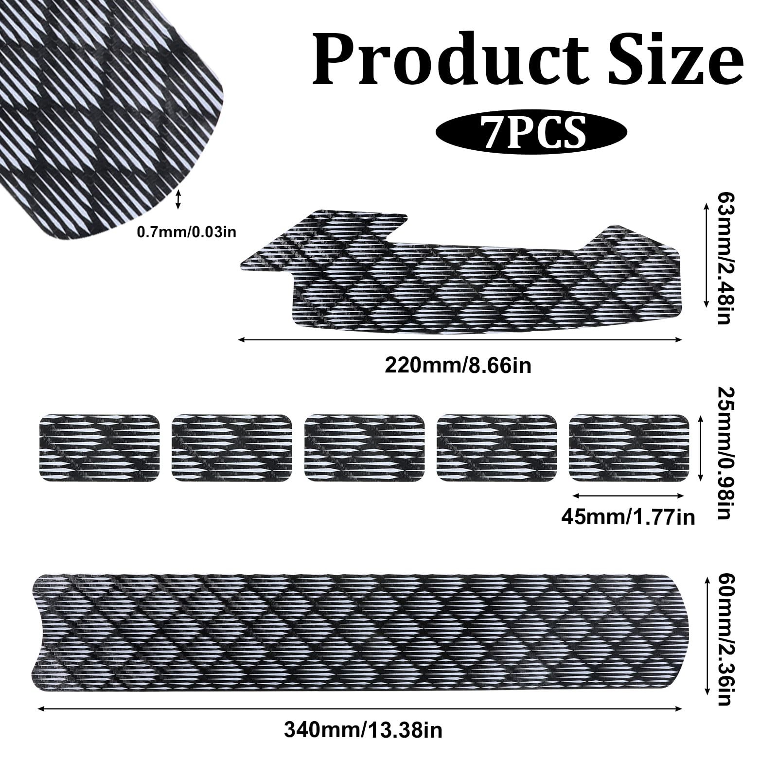 Black Stripes Bicycle Frame Protection Sticker Chainstay Guard