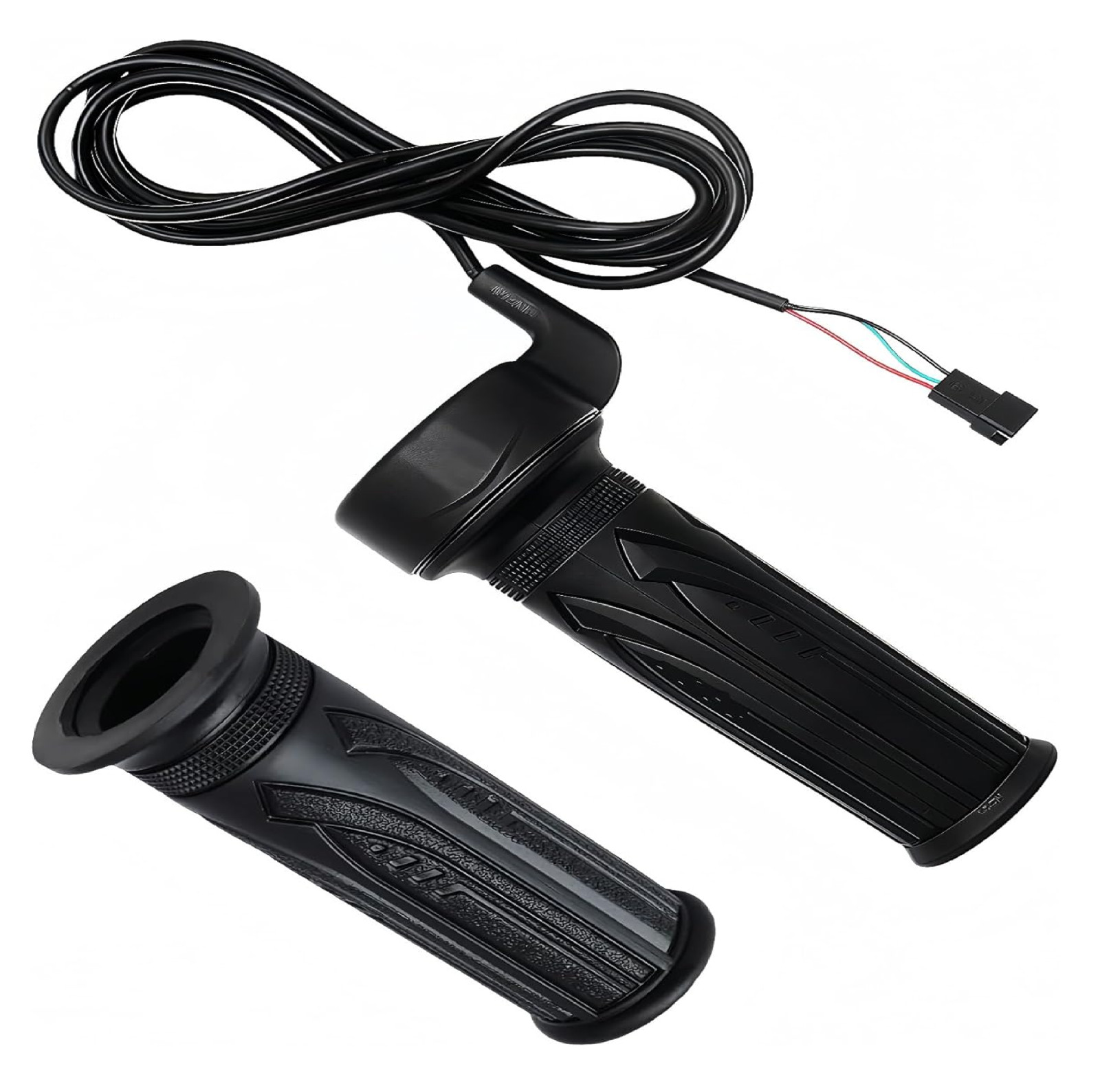 20X Full Twist Throttle Grip（SM Plug） for Ebike 12V-72V, Universal Electric Bike