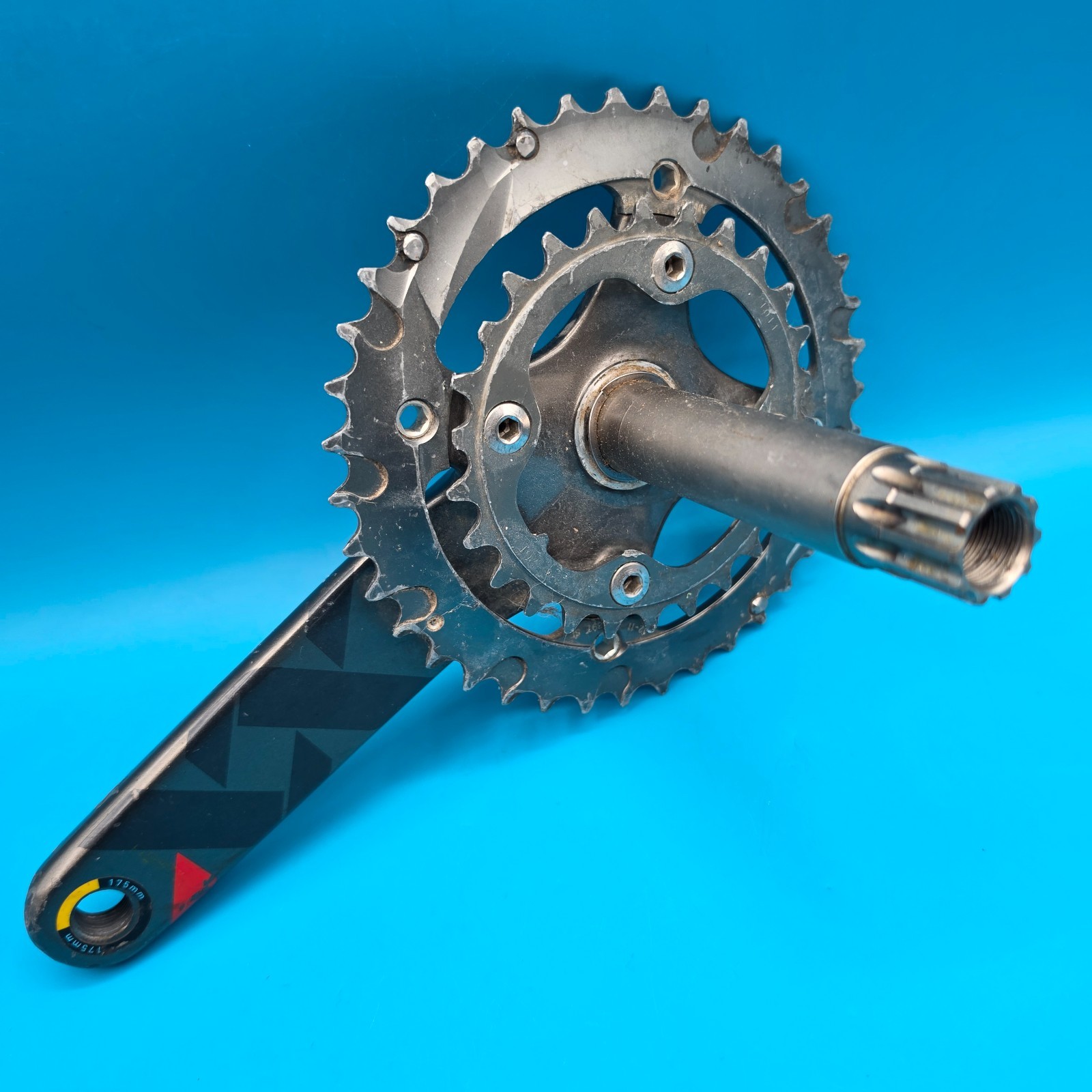 Powered by SRAM – Truvativ XX Double Carbon Fiber Crankset 175mm 39/26t 10sp g13
