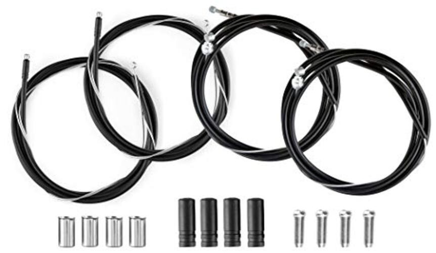 Bike Brake and Derailleur Cable Repair Set , Black