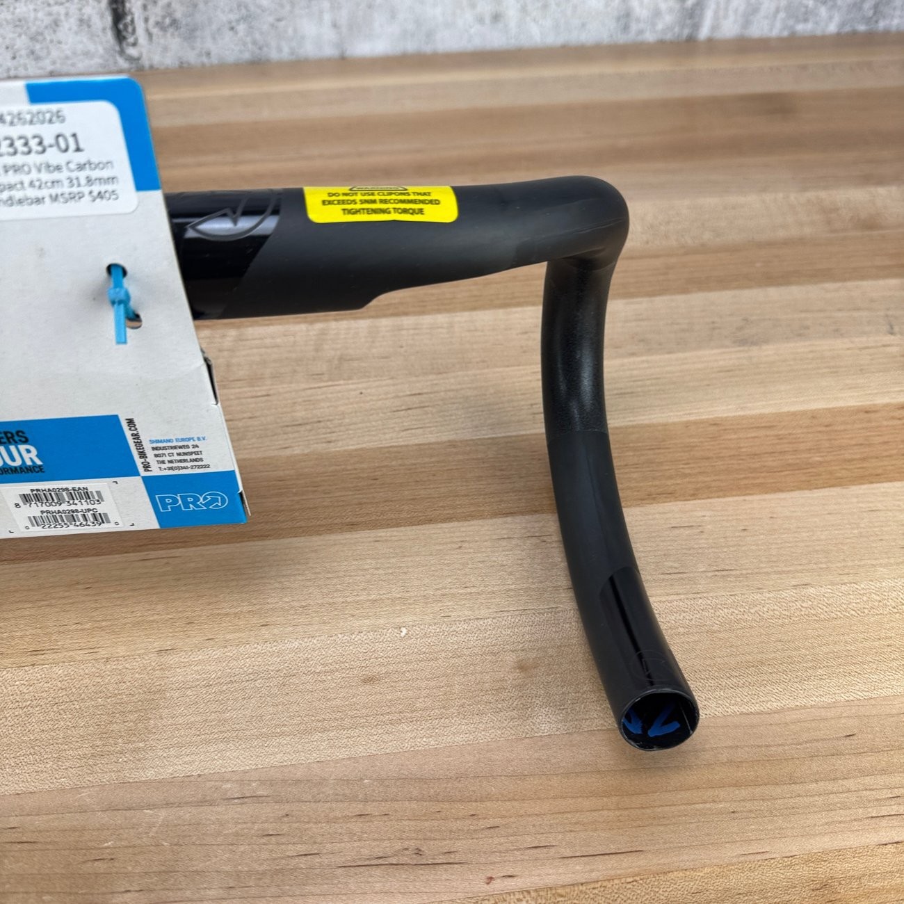 New! PRO Vibe Carbon Compact 42cm 31.8mm Bike Handlebar MSRP $405