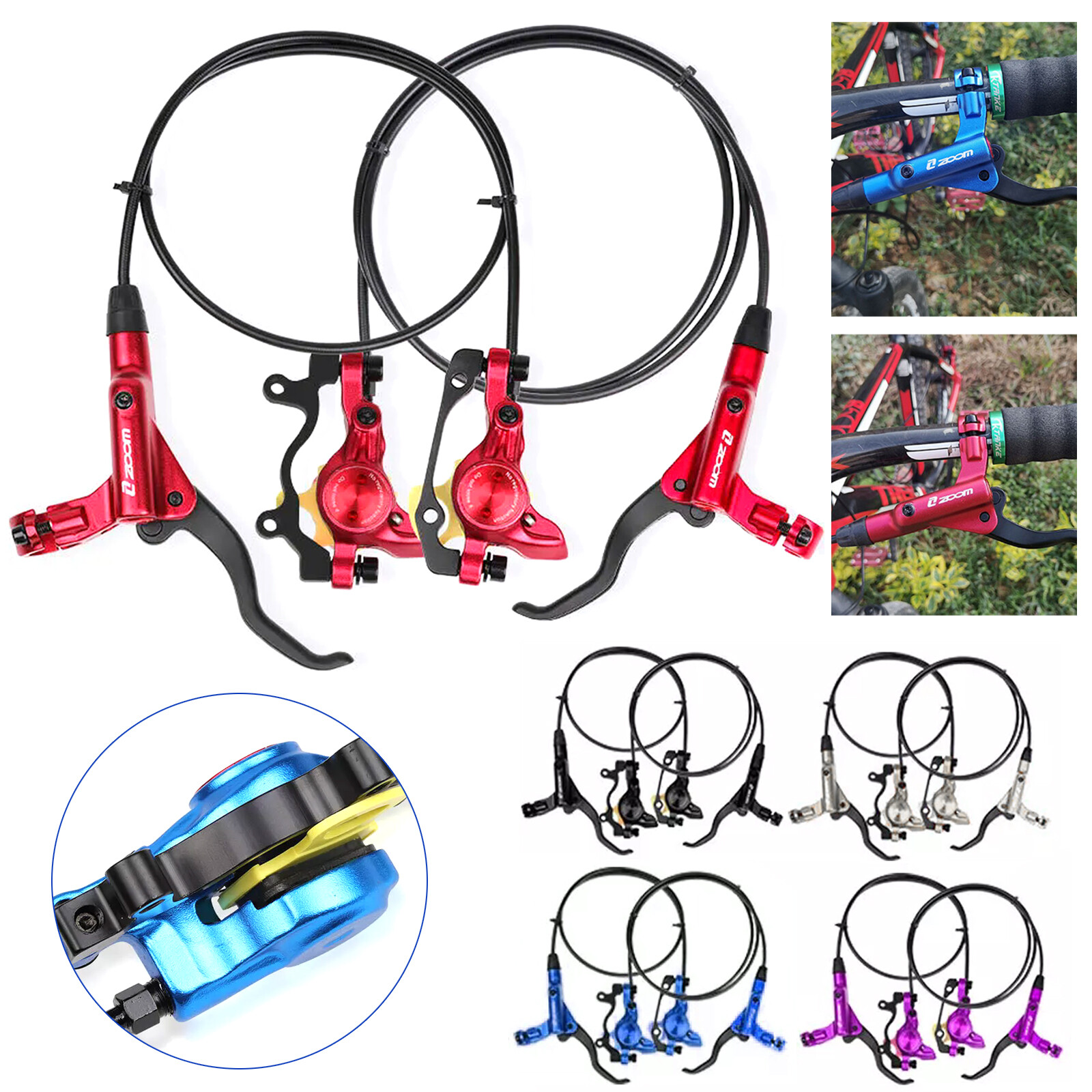 For Shimano HB-875 Hydraulic Disc Brake Set MTB Bicycle Brake Front & Rear