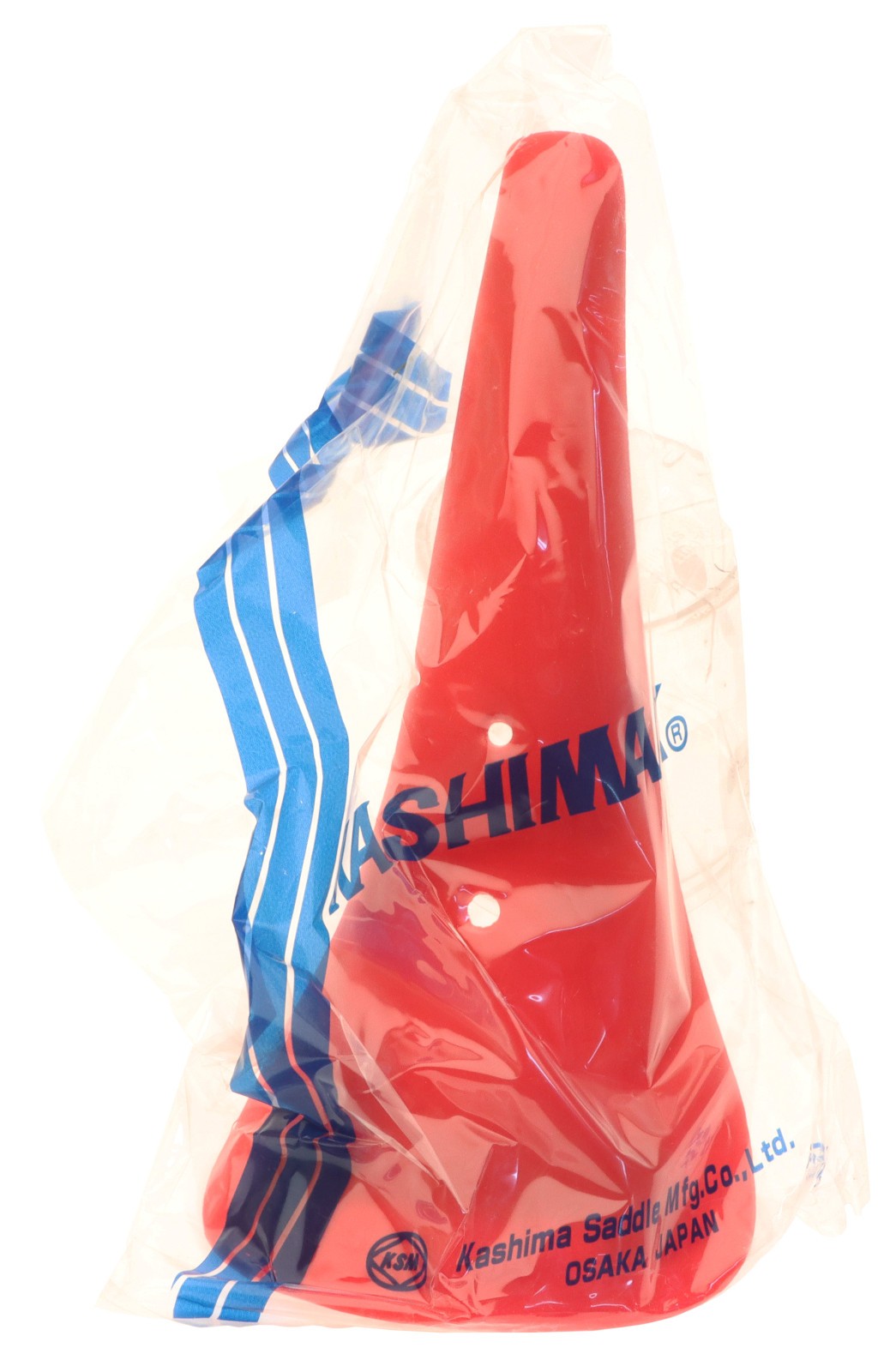 Kashimax Aero AMX-C Saddle Non-Padded Standard Rails Nylon Red NOS NEW