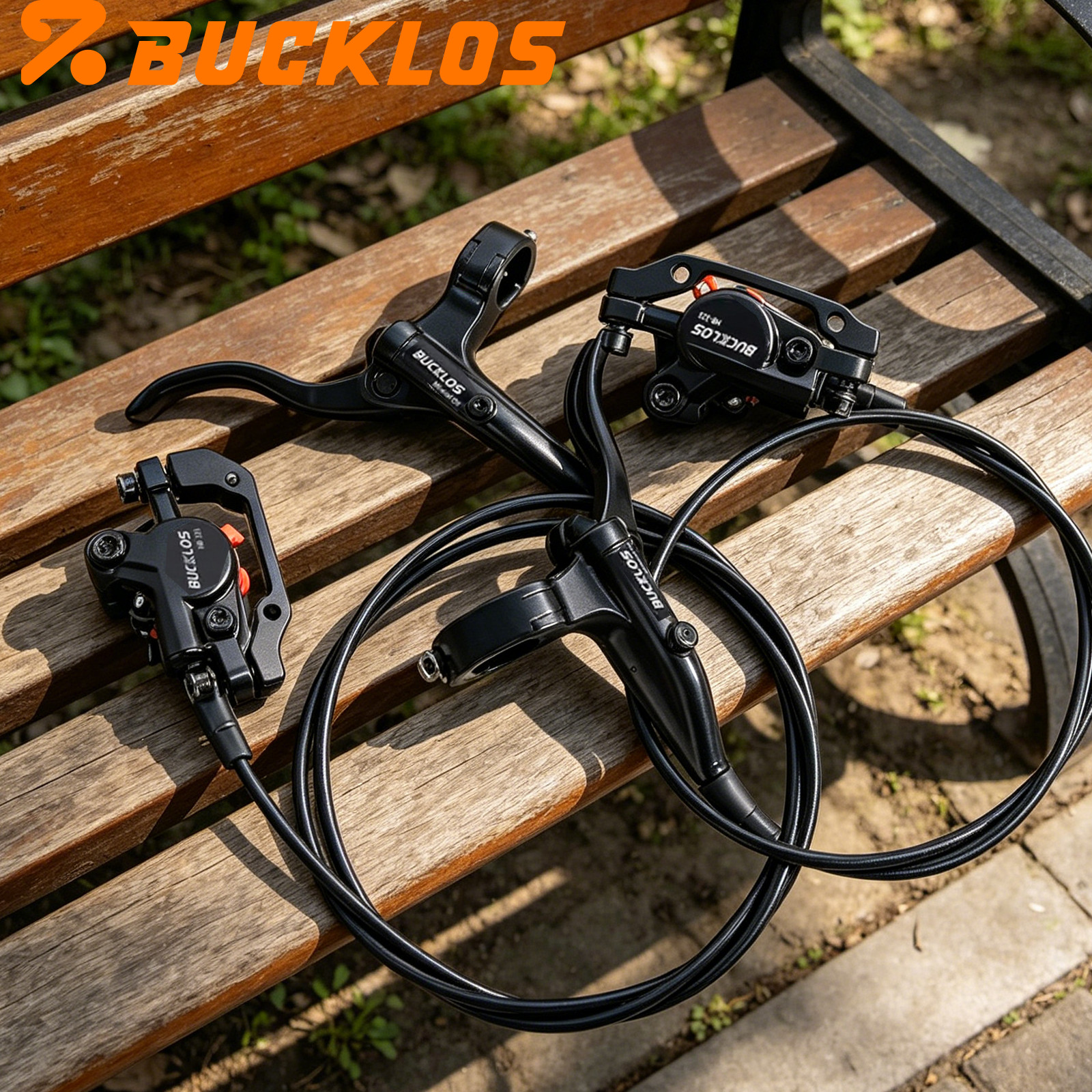 Hydraulic Disc Brake Mountain Bike Dual Piston Left Front&Right Rear 800/1500mm