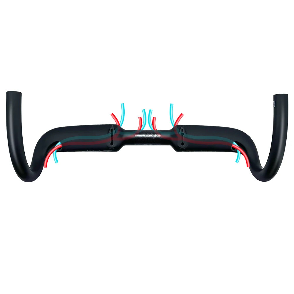 Carbon Fully Internal Wiring Road Bike TT Rest handlebar Triathlon Bar 400-440mm