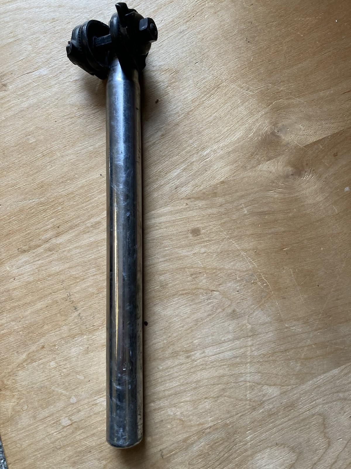 Vintage bike seatpost-25.4-300mm-with seat clamp
