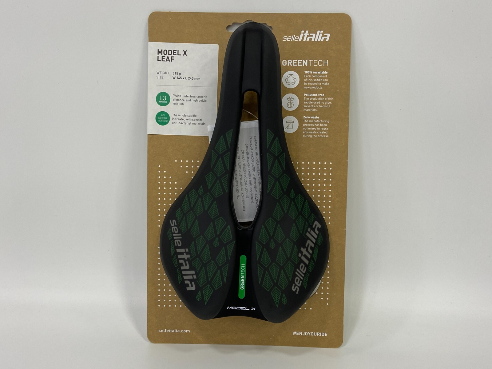 Selle Italia Model X Leaf Superflow L3 145x245mm Fec Alloy Rail Saddle