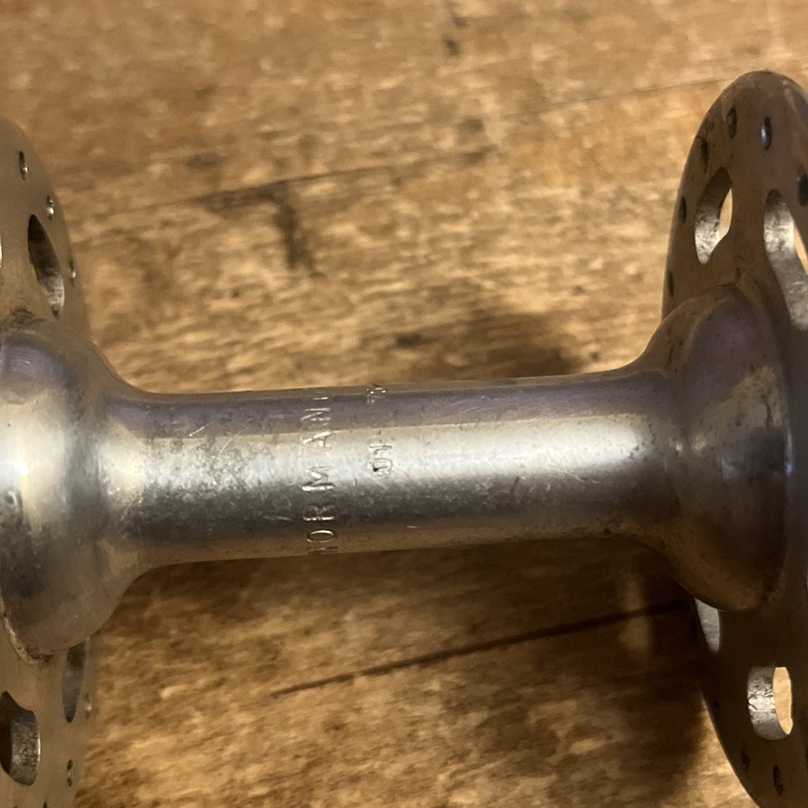 Vintage Normandy Front High Flange Hub MM Atom Quick Release 70s Road Bike