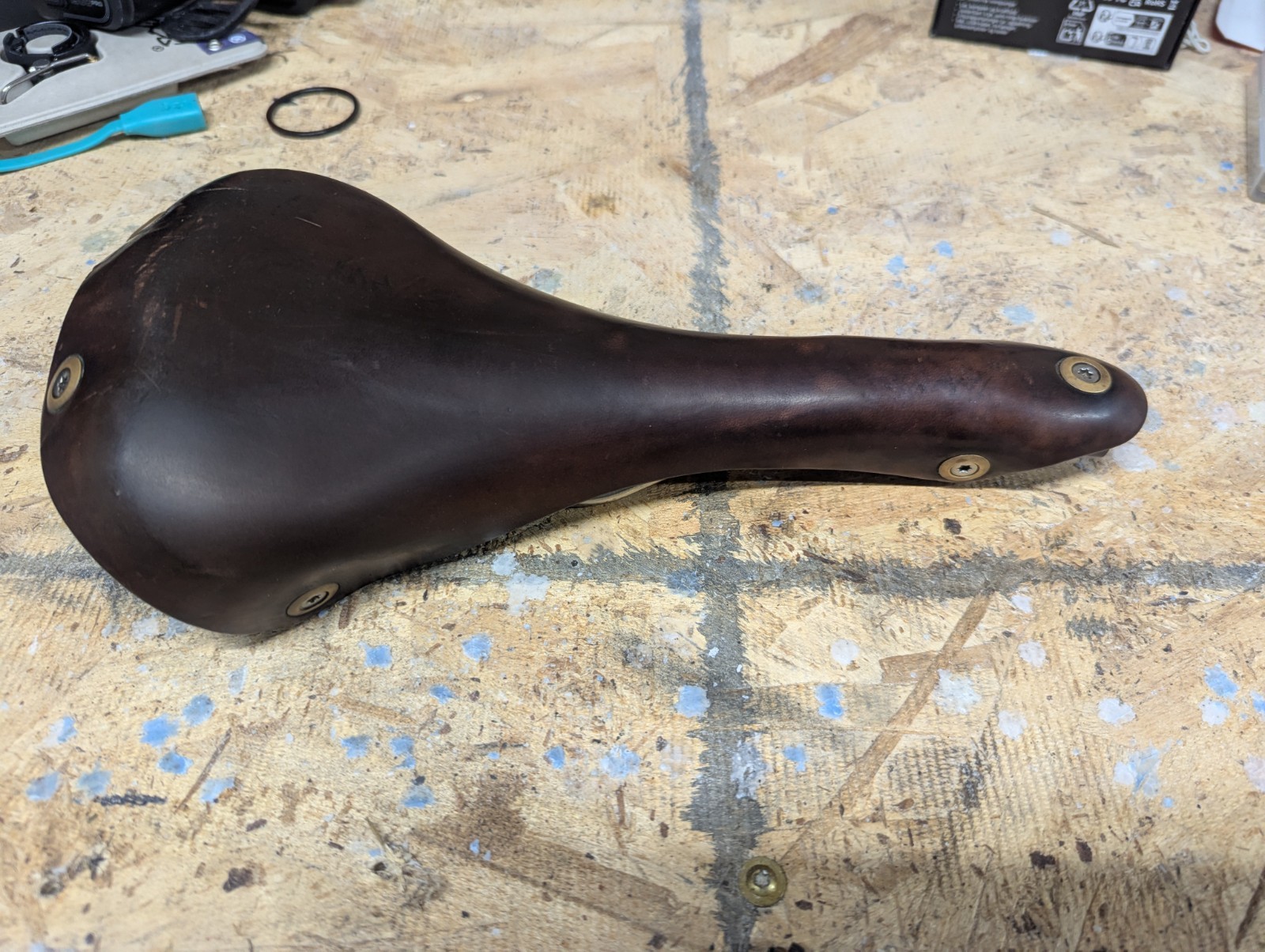 Gilles Berthoud Galibier Saddle Titanium Rails Leather Brown
