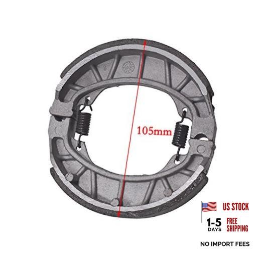 Moped Scooter 105mm Rear Drum Brake Pads Shoes 50 110 125 150 cc GY6