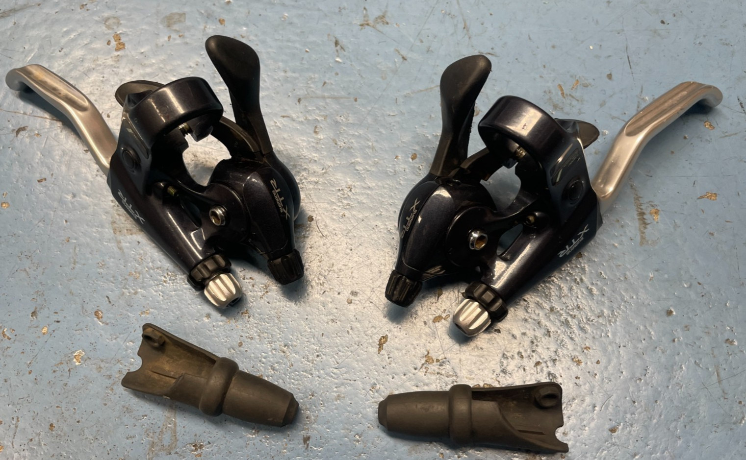 Shimano XTR ST-M900 MTB Levers 3×8 shifter cantiever brake retro STI