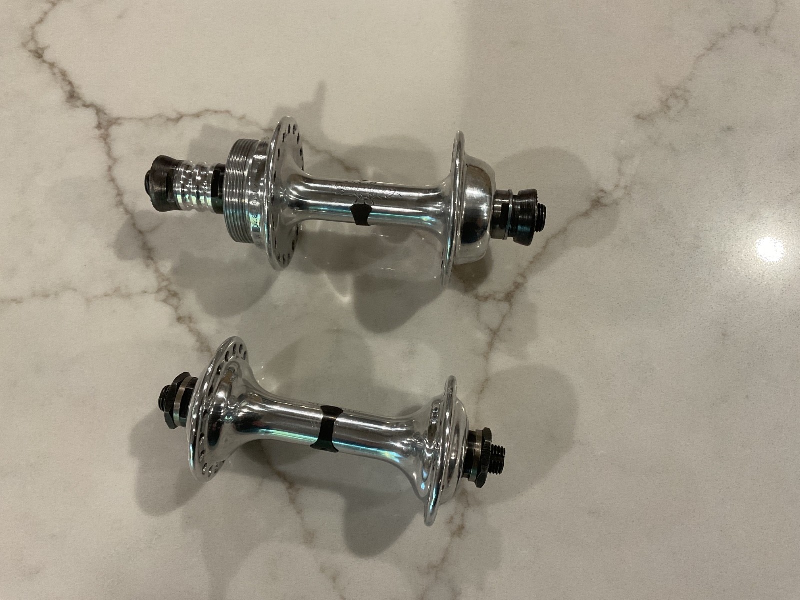 Campagnolo Record Hubs 36 Hole 1980s 100/126mm English