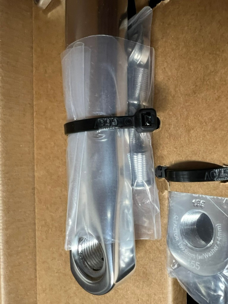 Dixna La・Crank Arm set 155mm, Silver
