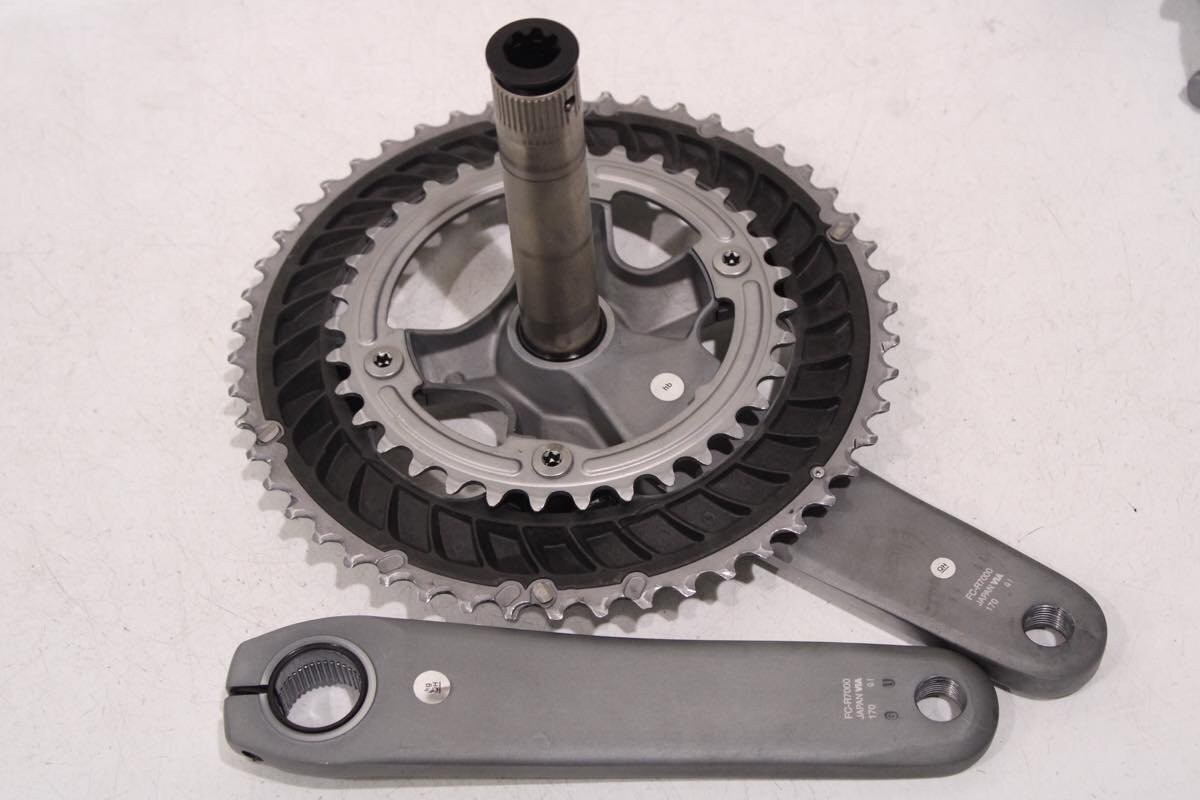 SHIMANO 105 R7000 2×11 Groupset 170mm 50/34T GS w/ R8000 11-32T Silver
