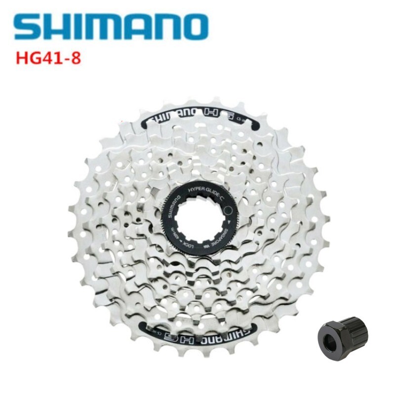 Shimano Alivio CS-HG41 8 Speed 11-32T Cassette Silver Mountain Bike Bicycle