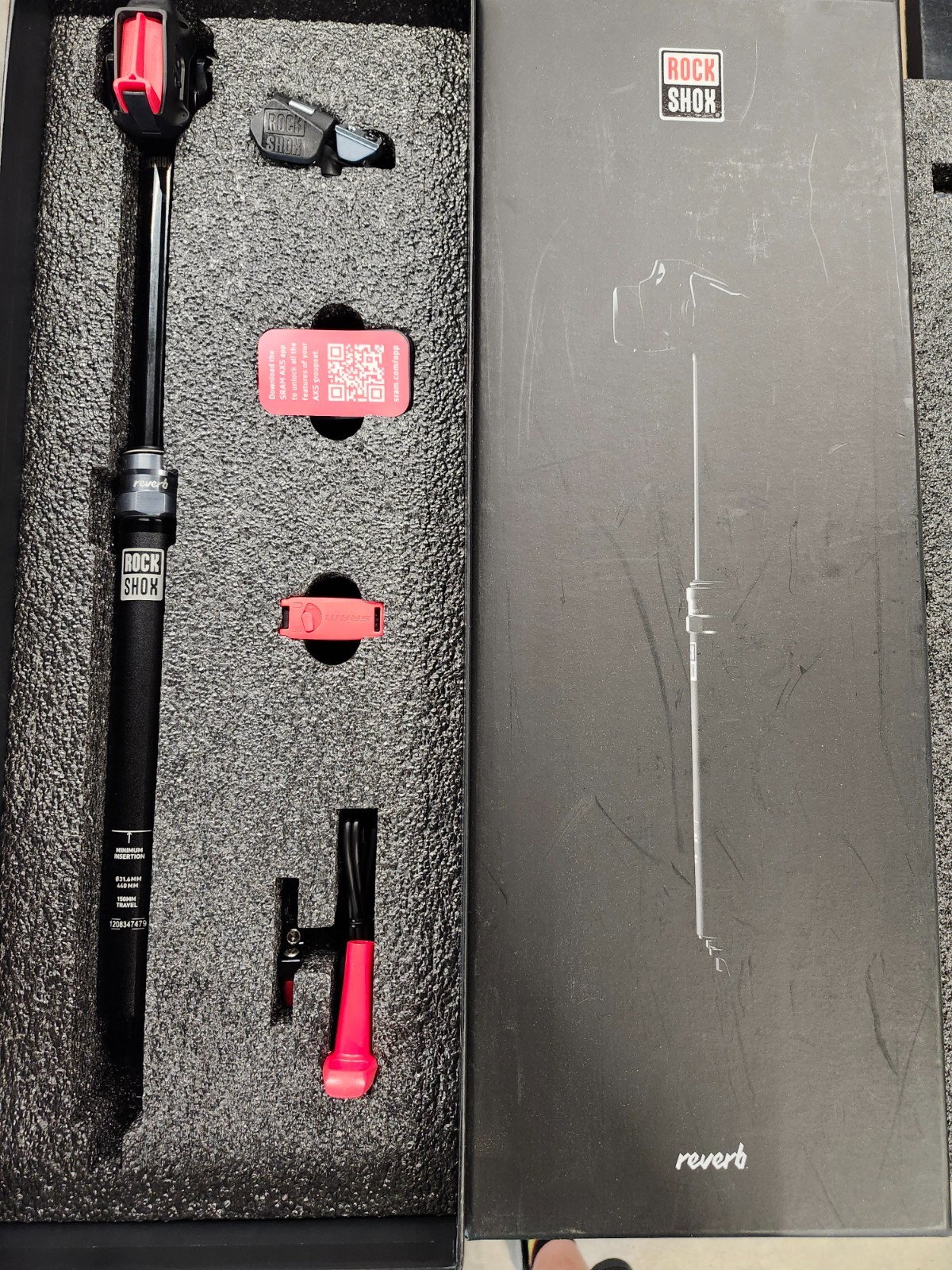 Rockshox Reverb Axs Dropper Seatpost 31.6Mm Travel 150Mm Offset 0Mm Remote Left