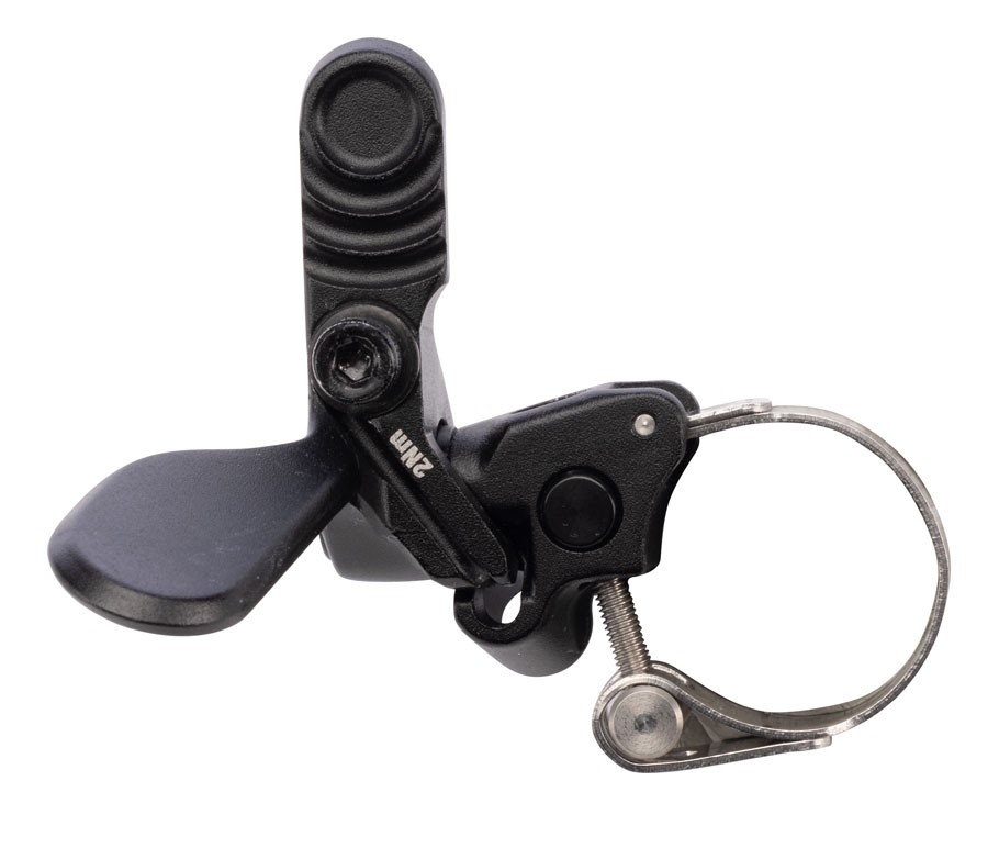 Telec Drop Bar Dropper Remote – Teravail Drop Bar Remote – Dual-Action, Black –